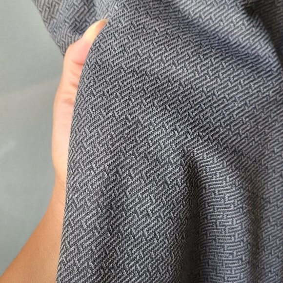 NEW Coldwater Creek Melange Boot Midi Skirt Dark Beige Size 10 Flare Zip Button - Picture 7 of 7